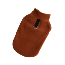 Fleece hundetøj Ensfarvet varm jakke til hunde Varm vintertrøje Isoleret fleece sweatshirt til hunde 3