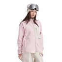 Fleecejack met rits en staande kraag met borstzak op glad paneel en zijzakken met rits raglanmouwen unisex 8