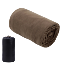 Fleecový spacák 180 × 80 cm obojstranný fleece prodyšný prateľný vložka do spacáku pre kempovanie turistiku cestovanie 3