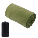 Fleecový spacák 180 × 80 cm obojstranný fleece prodyšný prateľný vložka do spacáku pre kempovanie turistiku cestovanie 2