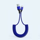 Fleksibelt USB til Micro USB-datakabel 5