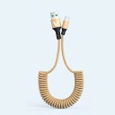 Fleksibelt USB til Micro USB-datakabel 7