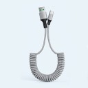 Fleksibelt USB til Micro USB-datakabel 8