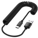 Fleksibelt USB til Micro USB / USB-C-kabel 1