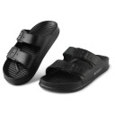 Fleksible, lette hjemmesko til kvinder med ergonomisk indersål. Sommersko med to justerbare spænder. Komfortable sko til både indendørs og udendørs brug i varmen. 3