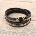 Flerlags armbånd med sten til kvinder 1