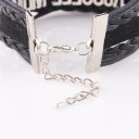 Flerlags læderarmbånd med rockmotiv 1