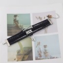 Flerlags læderarmbånd med rockmotiv 2