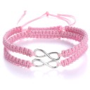 Flettede armbånd til par infinity 2 stk. 3