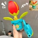 Fleur aquatique pour le bain 20 x 19 x 12 cm Fleur interactive dans un pot avec arrosoir et éléments rotatifs Jouet coloré et amusant pour les enfants 2