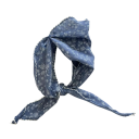 Fleurie 90 x 29 cm ruban capillaire d'été Écharpe triangulaire pour le cou Bandeau pour femmes Mouchoir pour les cheveux Accessoire de mode 5