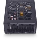 Flex ATX számítástechnikai tápegység 162 x 81,5 x 40,5 mm 500 W teljesen moduláris 2x PCIe 6+2 pin fekete színben mini PC-hez, NAS-hoz és GPU 5
