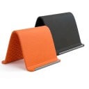 Flexibel hopfällbar telefonhållare 20 x 10 x 0,6 cm bärbar stativ med flera lutningsvinklar universell för telefoner, surfplattor och bärbara 3