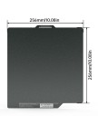 Flexibel stålplatta 256 × 256 mm med speciell CryoGrip-yta Dubbel-sidig texturerad skrivplatta för Bambu Lab P1 och X1 2