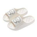 Flexibele antislip zachte pantoffels voor volwassenen Cartoon hond patroon huis pantoffels schattige comfortabele pantoffels unisex schoenen 2