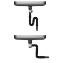 Flexible Drain Pipe for Sink with Odour Resistance, Stainless Steel, Black, Suitable for Kitchen and Bathroom Use 3