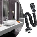 Flexible Drain Pipe for Sink with Odour Resistance, Stainless Steel, Black, Suitable for Kitchen and Bathroom Use 9