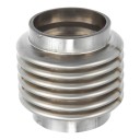 Flexible Exhaust Coupling 45 x 51 x 63.5 mm Exhaust Bellows Stainless Steel Silver Vibration Dampening Universal for Car 1
