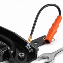 Flexible Magnetic Screw and Nut Collector Flexible Magnetic Tool with Handle and Loop Orange-Black For Car Repairs and Workshop 4