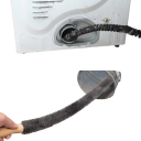 Flexible Reinigungsbürste 75 cm Lange Bürste zum Reinigen von Rohren und Staub Holzgriff Reinigung von Trockner, Kühlschrank und unter Möbeln 6