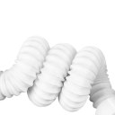 Flexible Siphon Waste Pipe G1-1/2 28–88 cm from ABS Plastic, White, Odour-Proof, Extension, for Sinks, Bathrooms and Toilets 3