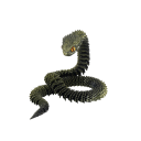 Flexibler 3D-Figur eines Schlangens 60 cm Artikulierte Dekoration Bewegliches realistisches Spielzeug Design-Collector-Accessoire 13