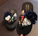 Flip flops pentru fete cu perle 11