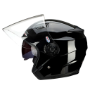 Flip-up motorcykelhjelm med dobbelt visir Integrerede solbriller ABS-materiale Ventilation Sikkerhedsspænde Rejsemotorcykelhjelm 4