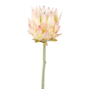 Floare decorativă artificială pe tijă din plastic cu fulgi cu tijă din oțel 63x7 cm pentru aranjamente și decorarea interiorului 5