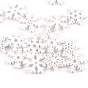 Flocons décoratifs en bois 50 pcs 1