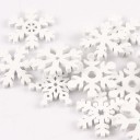Flocons décoratifs en bois 50 pcs 2