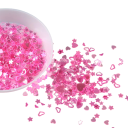 Flocos de coração e estrela 10 g Flocos brilhantes para unhas Confetes decorativos para criação Trabalhos manuais DIY decoração cosmética 4