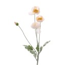 Flor decorativa artificial em caule 60 cm tecido e plástico flores realistas para arranjos em vaso e decoração de interiores 8