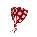 Floral Hand-Crocheted Triangle Scarf Spring Summer Hair Scarf for Women Cute Lightweight Head Covering for Travel 6