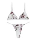 Floral Set - Bra and Brazilian Knickers 1