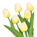 Flores artificiais para decoração 3 pcs Saco de tulipas artificiais Flores decorativas 6