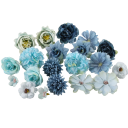 Flores artificiales para decoración 20 uds. Set de flores artificiales Flores decorativas 4