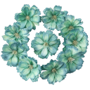 Flores artificiales para decoración 30 uds. Set de flores artificiales Flores decorativas 9