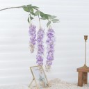 Flores colgantes artificiales ramas decorativas 93 cm seda para bodas, interiores, arcos y decoración de paredes 5