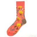 Flower Print Socks 7