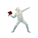 Flower Thrower Figurine 21.5 x 18 x 5.5 cm Resin Figure with Flower 6