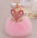 Fluffy Fox Keyring J3528 2