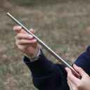 Fluier telescopic din oțel inoxidabil, 9,3-48,5 cm, pliabil, cu 8 piese, instrument de salvare de urgență pentru supraviețuire în aer liber 3