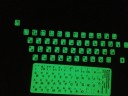 Fluorescerende russiske tastaturklistermærker 2