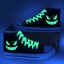 Fluoreszierende Damen-Sneaker 4