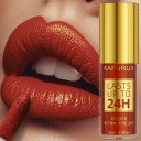 Flüssiger metallischer Lippenstift 3,6 ml Langanhaltende wasserfeste Formel Metallischer Glanz Aktiver Glitzereffekt 6
