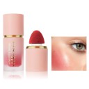 Flüssiger Rouge für Gesicht und Lippen 6,5 ml 71 x 26 mm Wasserfester matter Rouge in Tube mit Schwammapplikator langanhaltender Effekt 9