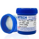 Fluxo de soldadura AMTECH NC-559 100 g no-clean sem chumbo variante verde ou azul para BGA CPU PCB value ball chips e reparações 1