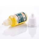 Fluxo de soldadura para alumínio 10 ml Sem necessidade de lavagem Frasco 6 x 2,1 cm Para aço inoxidável, cobre, níquel e chapa galvanizada Amarelo 4