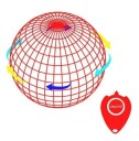 Flyvende bold til børn at styre indendørs og udendørs. Børns boomerang-legetøj med controller. 360° roterende UFO-kugle 9,5 cm. 3